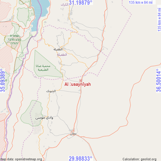 Al Ḩusaynīyah on map