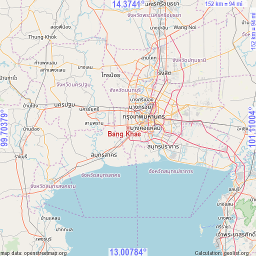 Bang Khae on map