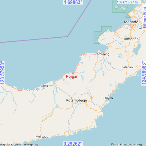 Poigar on map