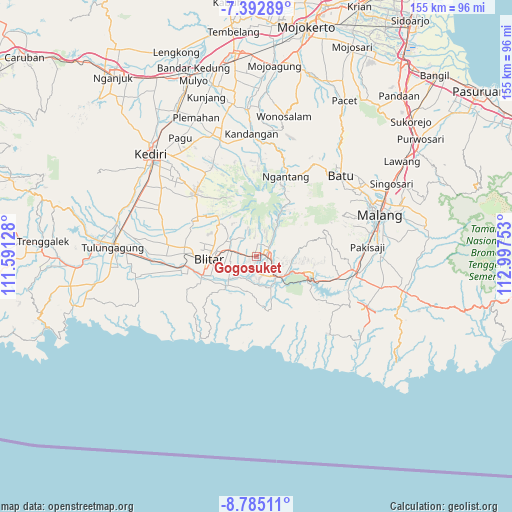 Gogosuket on map