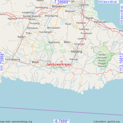 Jambuwerkrajan on map