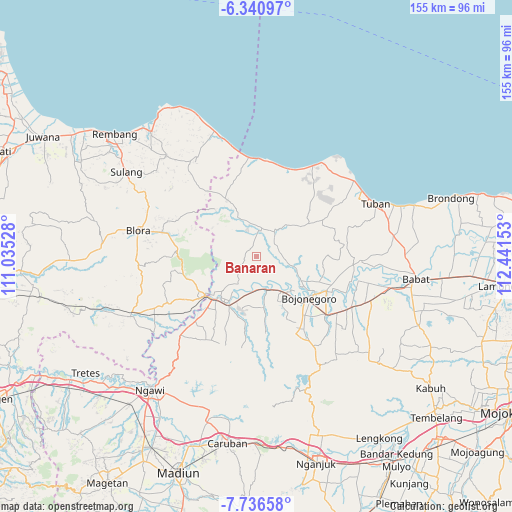 Banaran on map