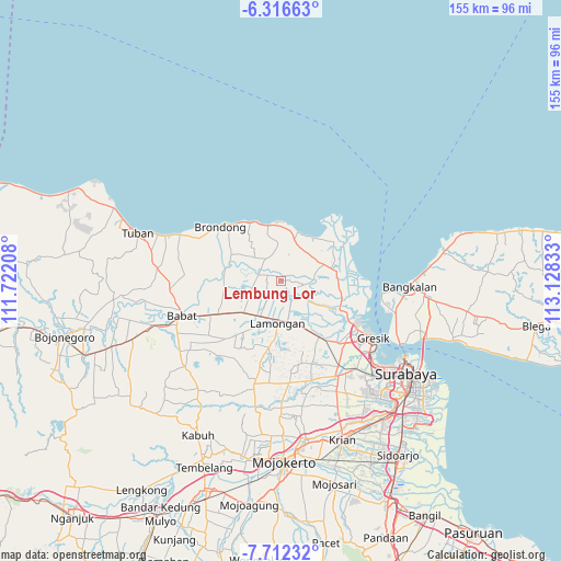 Lembung Lor on map