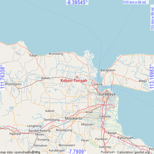 Kebon Tengah on map