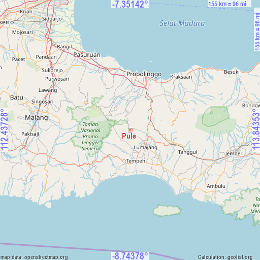 Pule on map