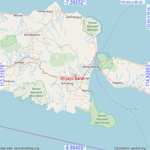 Wiyayu Barat on map