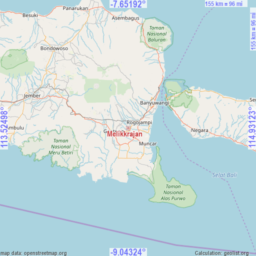 Melikkrajan on map