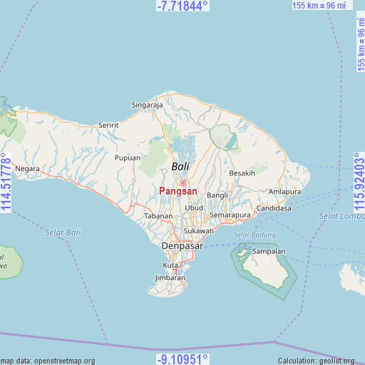 Pangsan on map