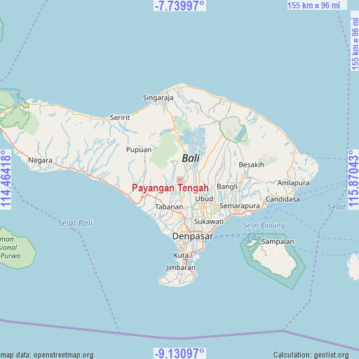 Payangan Tengah on map
