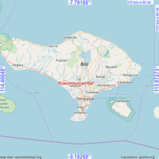 Kuwumkumambal on map