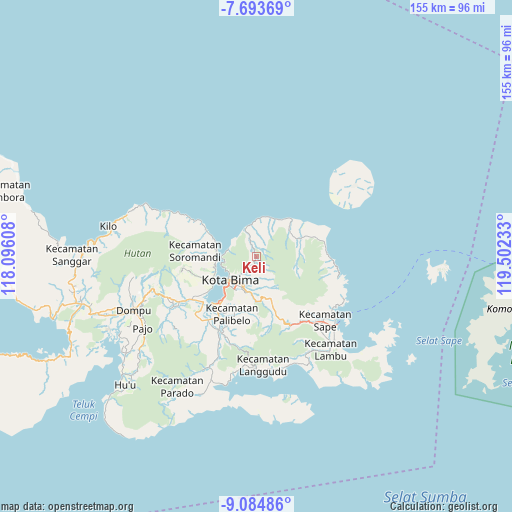Keli on map