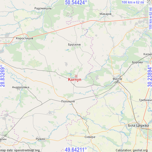 Kornyn on map