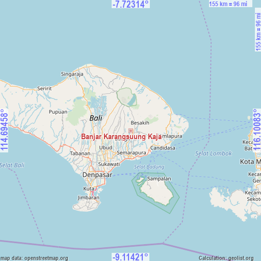 Banjar Karangsuung Kaja on map