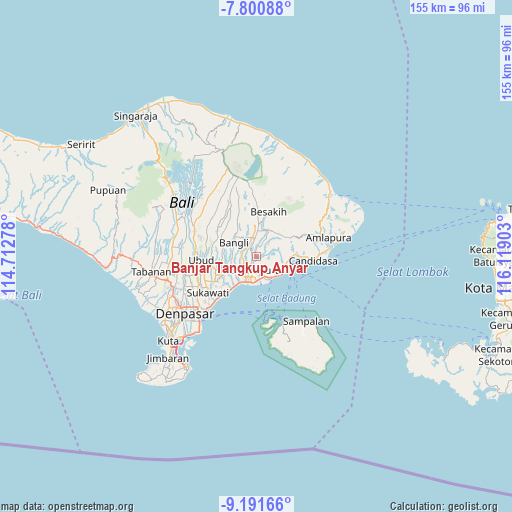 Banjar Tangkup Anyar on map