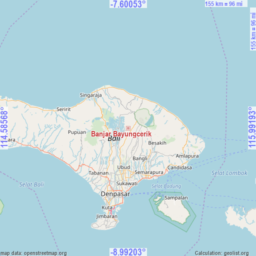 Banjar Bayungcerik on map