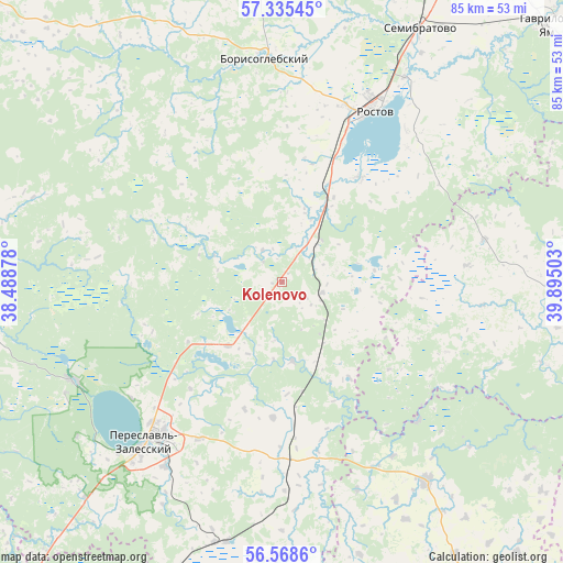 Kolenovo on map