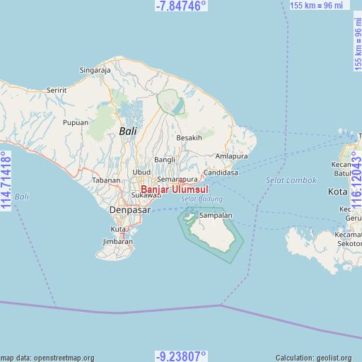 Banjar Ulumsul on map