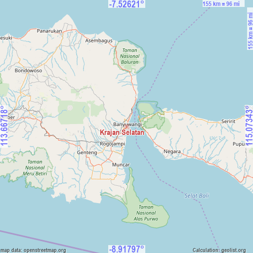 Krajan Selatan on map