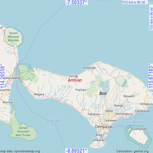 Ambian on map