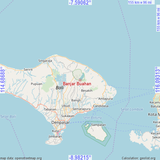 Banjar Buahan on map