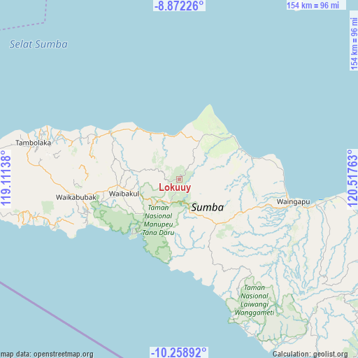 Lokuuy on map