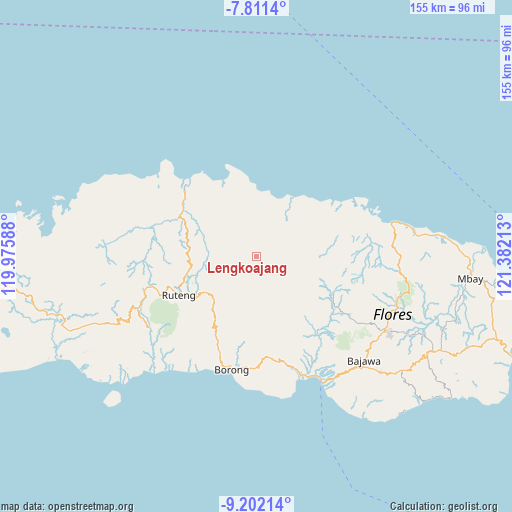 Lengkoajang on map