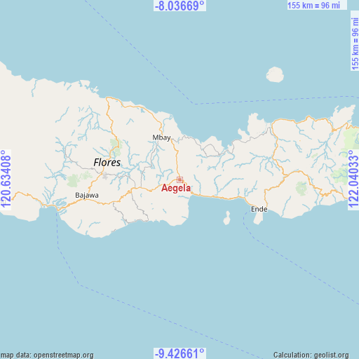 Aegela on map