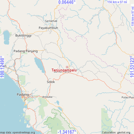 Tanjungampalu on map