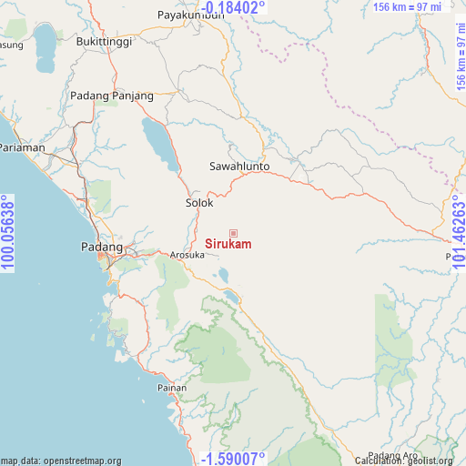 Sirukam on map