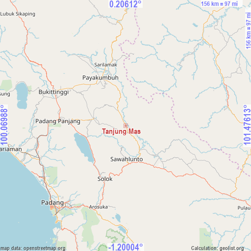 Tanjung Mas on map