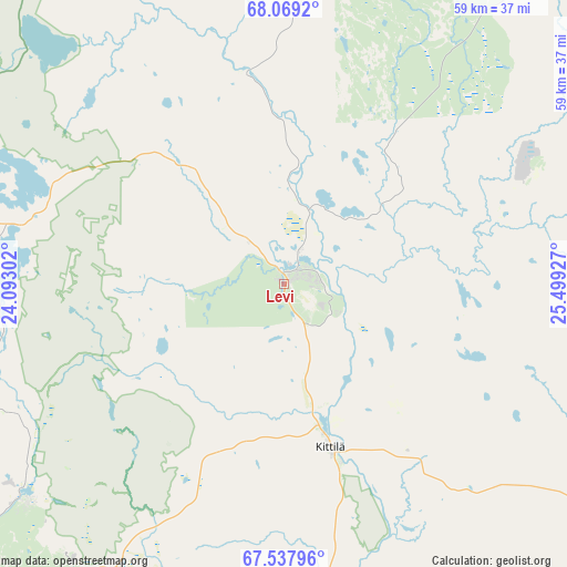 Levi on map