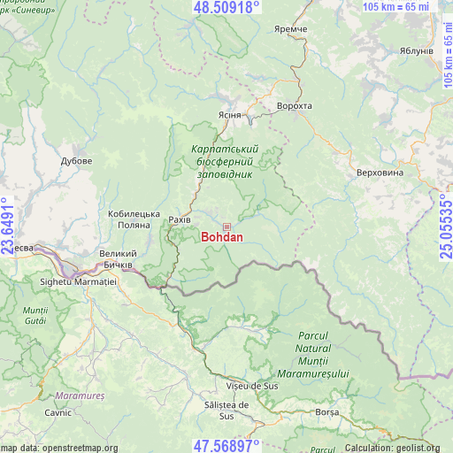 Bohdan on map