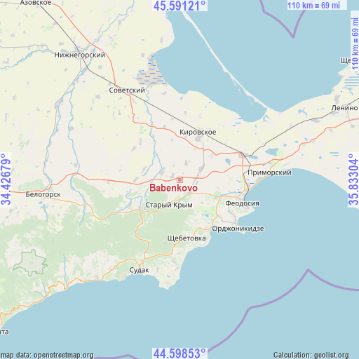 Babenkovo on map