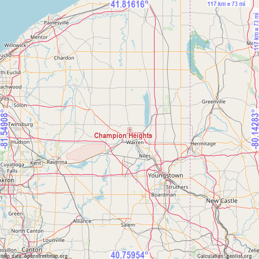 Champion Heights on map