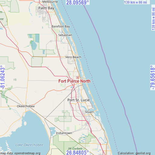 Fort Pierce North on map