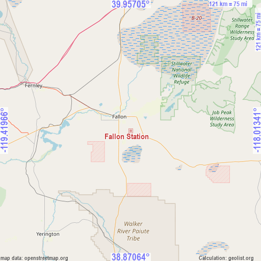 Fallon Station on map