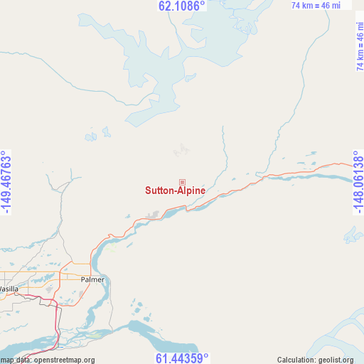 Sutton-Alpine on map