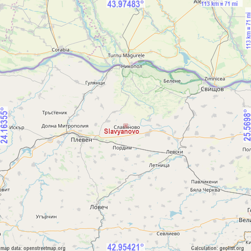 Slavyanovo on map