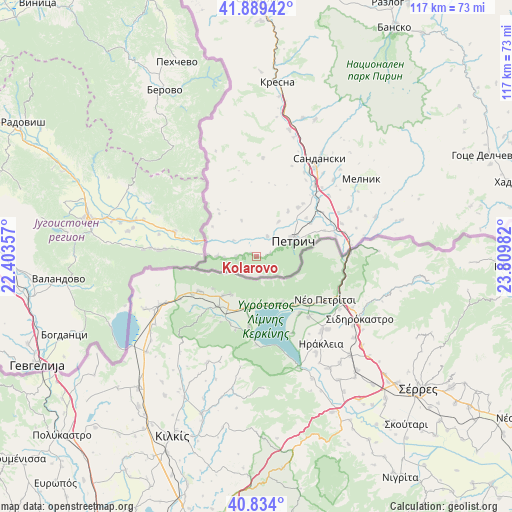 Kolarovo on map