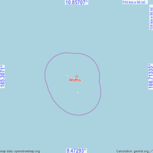 Wotho on map