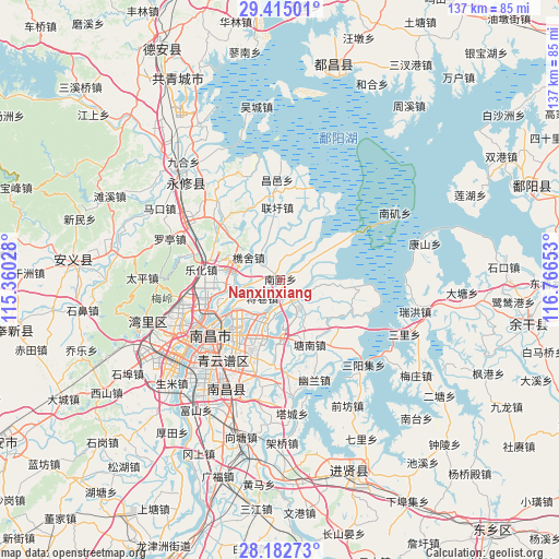 Nanxinxiang on map