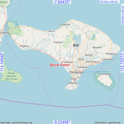 Banjar Kebon on map