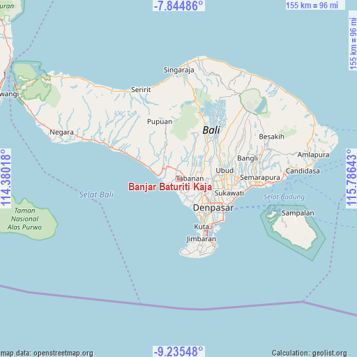 Banjar Baturiti Kaja on map