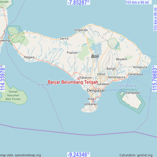 Banjar Belumbang Tengah on map