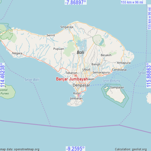 Banjar Jumbayah on map