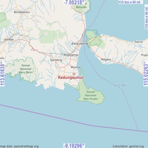 Kedungsumur on map