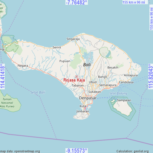 Rejasa Kaja on map