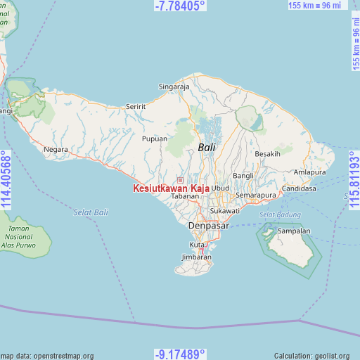 Kesiutkawan Kaja on map