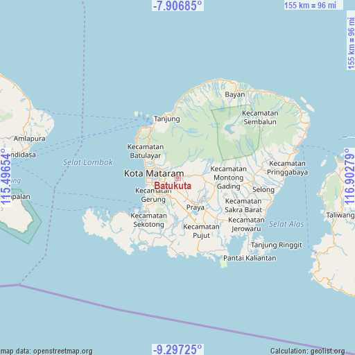 Batukuta on map