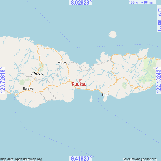 Puukau on map